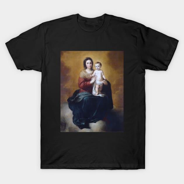 Virgin Mary and Baby Jesus Madonna and Child T-Shirt by InStyle Designs